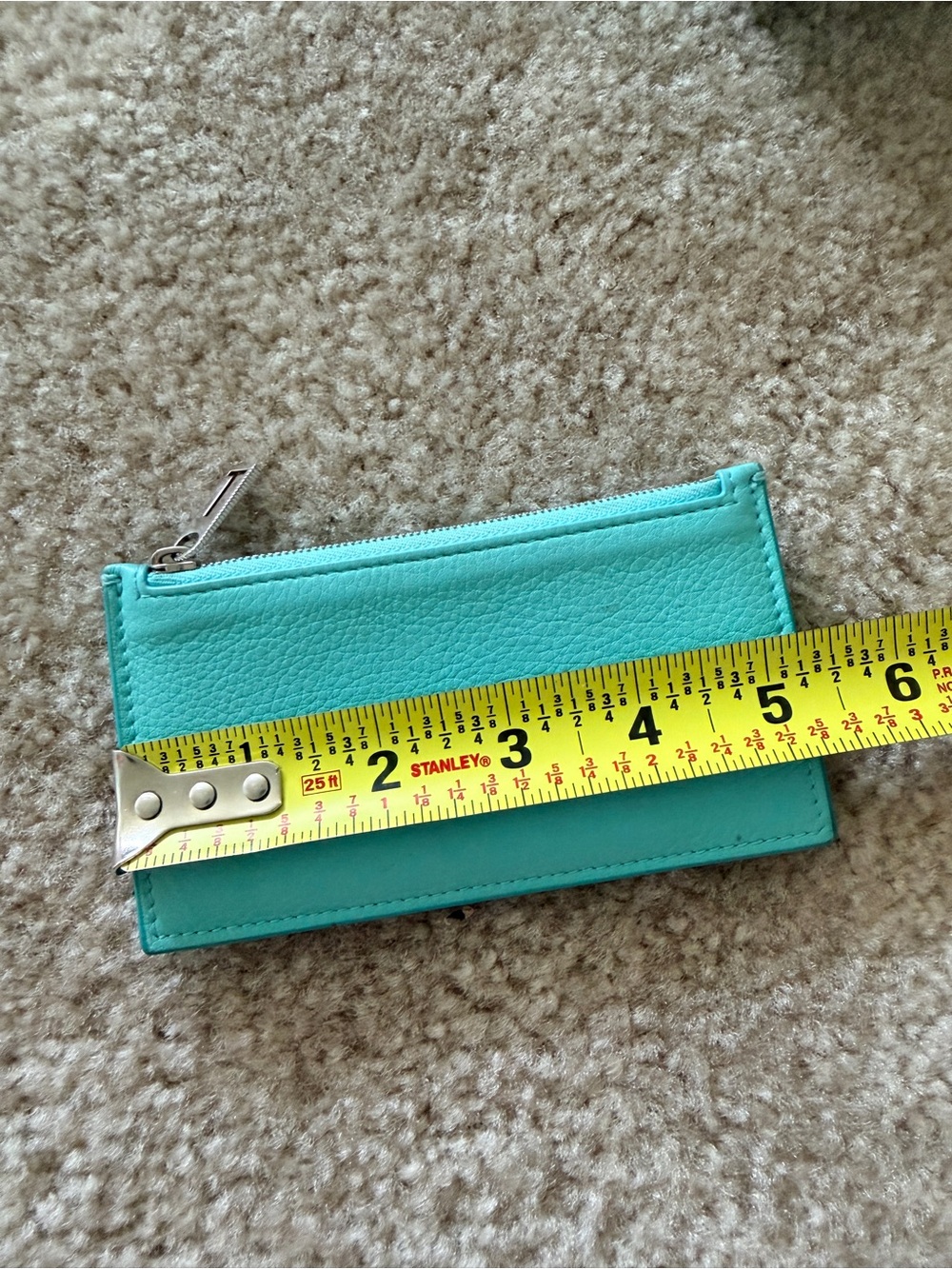 Tiffany & Co. Small Zip Card Holder with zipper - Picture 7 of 7